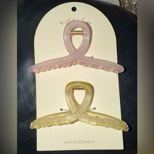 Ettika Hair Accessories Claw Clips Set of 2 New in Package